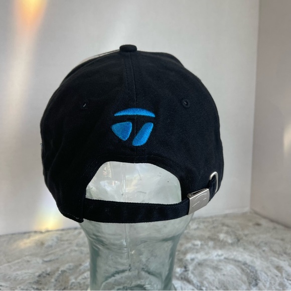 Carolina Panthers Hat Cap Strap Back Black Blue Taylormade NFL Football Mens - Picture 13 of 13